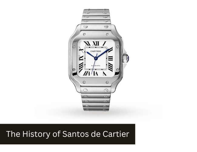 Cartier Santos watch – A timeless luxury timepiece with iconic design and rich aviation history.