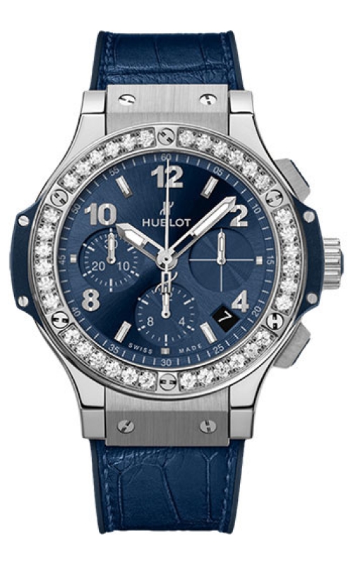 HUBLOT 361.SX.7170.RX.1204 BIG BANG STEEL DIAMONDS 38MM