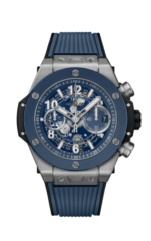 HUBLOT 421.NL.5170.RX UNICO TITANIUM BLUE CERAMIC 44MM