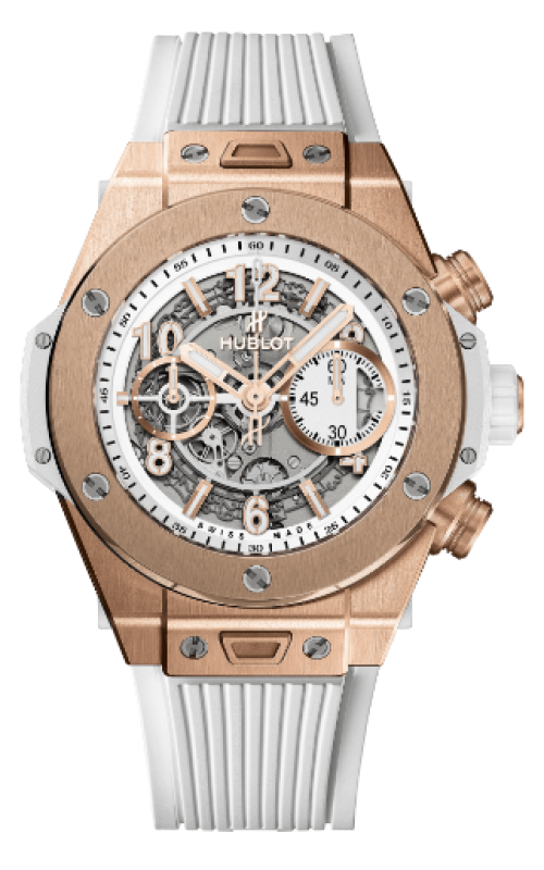 HUBLOT 441.OE.2010.RW UNICO KING GOLD WHITEC393 42MM